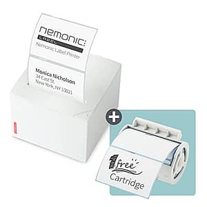 MANGOSLAB nemonic Label - Label Printer & Sticky Notes Printer | Thermal Label Printer | Label Maker | Sticker Printer | Bluetooth Label Printer | iOS & Android & MS Office