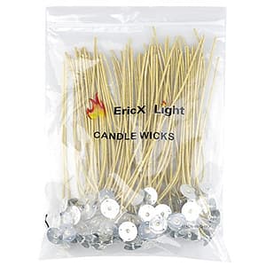 EricX Light Organic Hemp Candle Wicks, 100 Piece 8